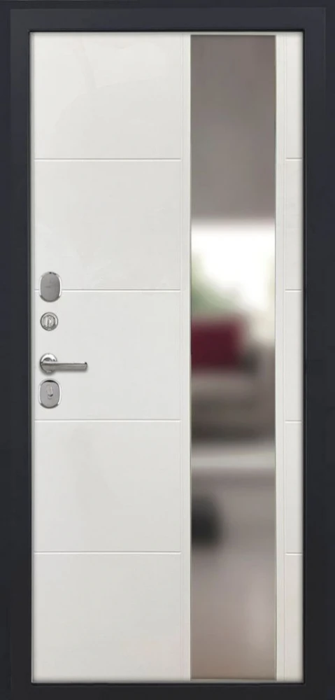 Входная дверь ДвериПРО Аура ФЛЗ-649 капучино (зеркало) DPRO200368 внутренняя сторона